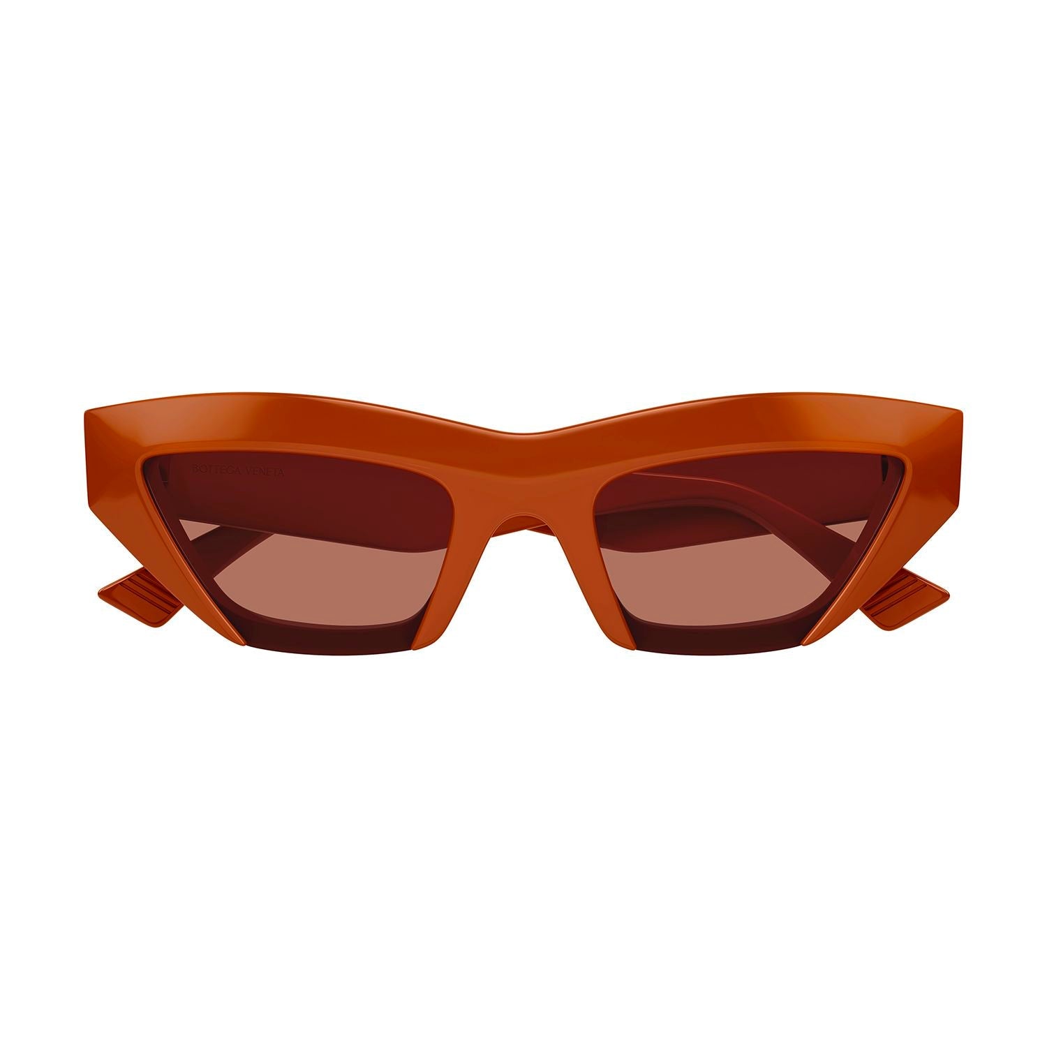 BV1219S Orange recycled acetate Sunglasses - Shiny Solid & Orange Opium