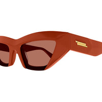 BV1219S Orange recycled acetate Sunglasses - Shiny Solid & Orange Opium