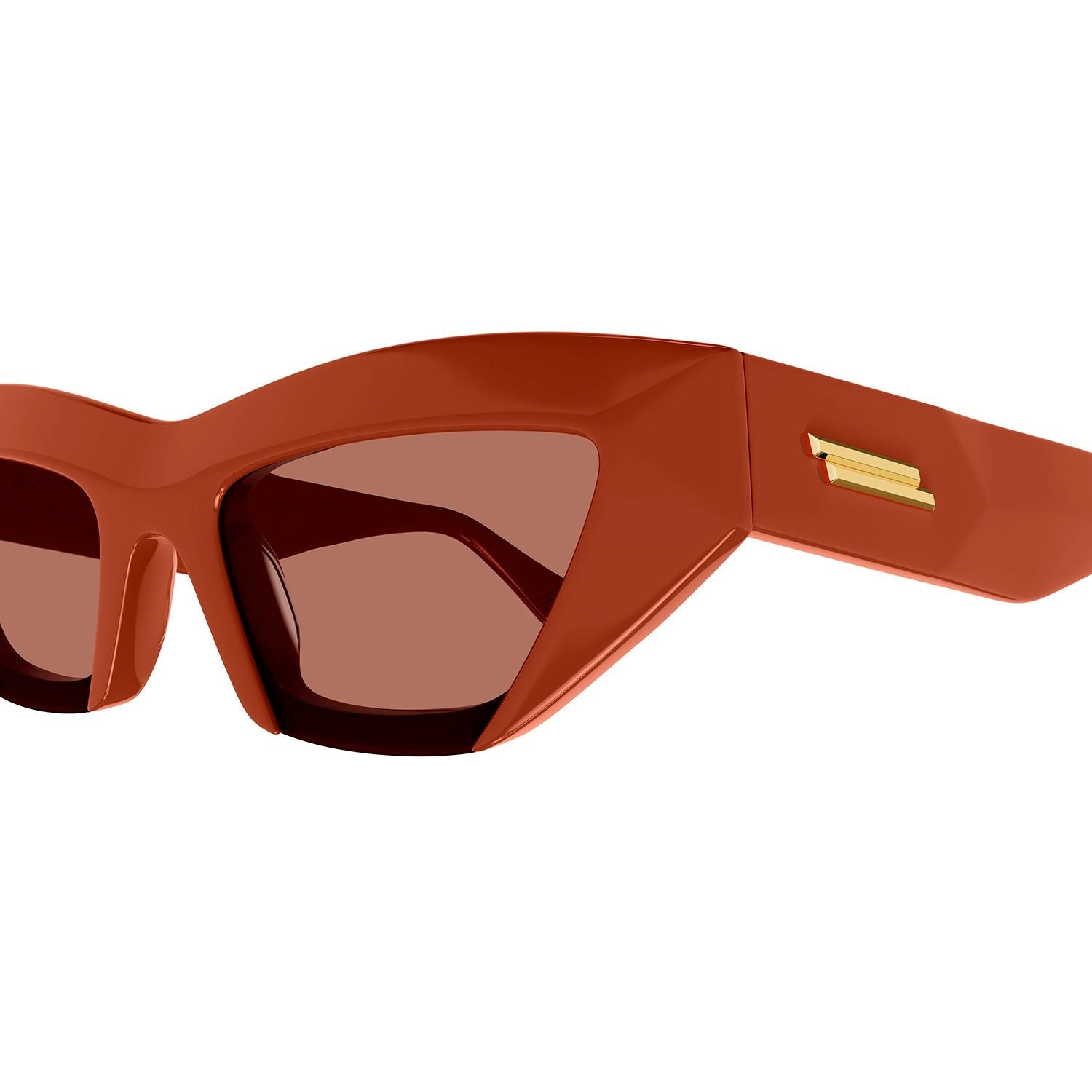 BV1219S Orange recycled acetate Sunglasses - Shiny Solid & Orange Opium