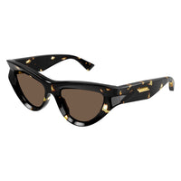 BV1220S Havana recycled acetate Sunglasses - Shiny Spotted Havana