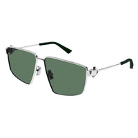 BV1223S Silver metal Sunglasses - Shiny Silver