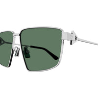 BV1223S Silver metal Sunglasses - Shiny Silver