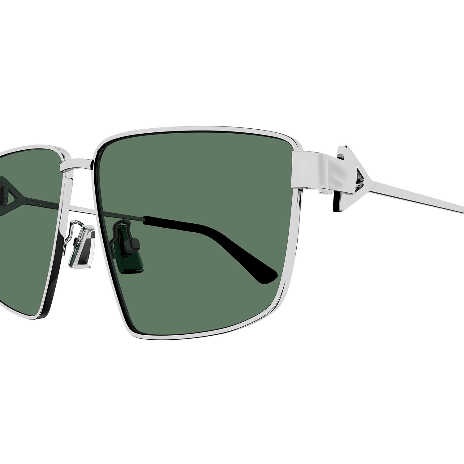 BV1223S Silver metal Sunglasses - Shiny Silver