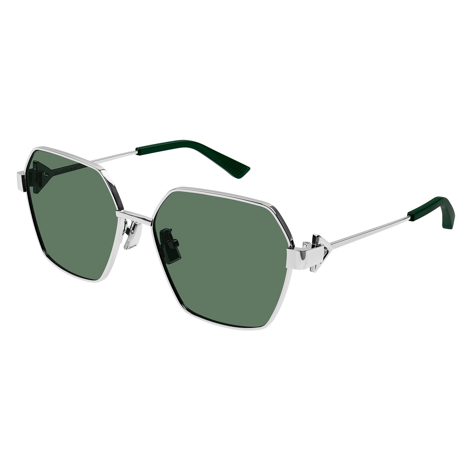 BV1224S Silver metal Sunglasses - Shiny Silver