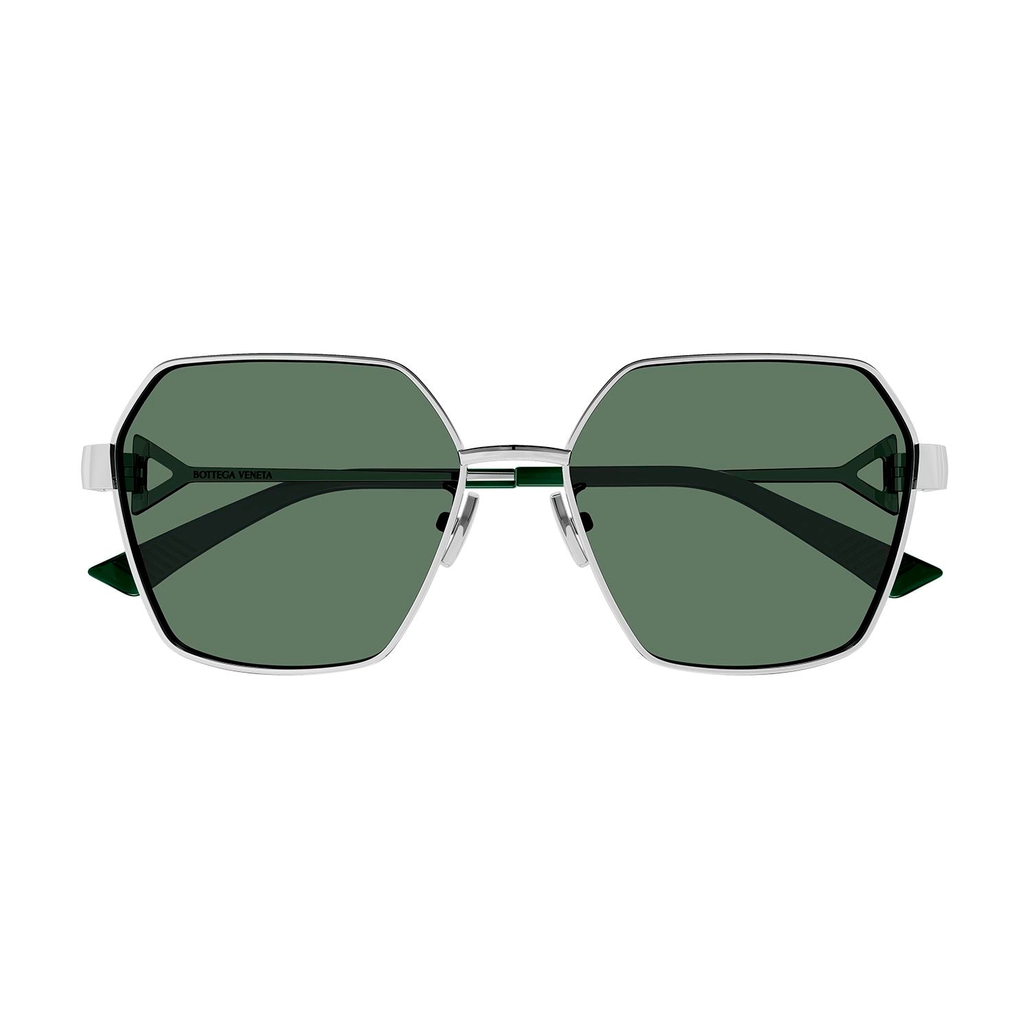 BV1224S Silver metal Sunglasses - Shiny Silver