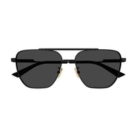 BV1236S Black metal Sunglasses - Shiny Black