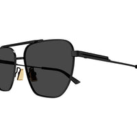BV1236S Black metal Sunglasses - Shiny Black
