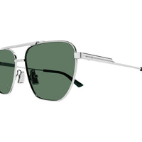 BV1236S Silver metal Sunglasses - Shiny Silver