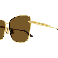 BV1237S Gold metal Sunglasses - Shiny Gold