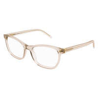 SL M121 Nude recycled acetate Optical Frames - Shiny Transparent Nude