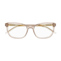 SL M121 Nude recycled acetate Optical Frames - Shiny Transparent Nude