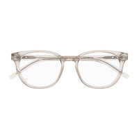 SL M111 Beige recycled acetate Optical Frames - Shiny Transparent Cream