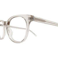SL M111 Beige recycled acetate Optical Frames - Shiny Transparent Cream