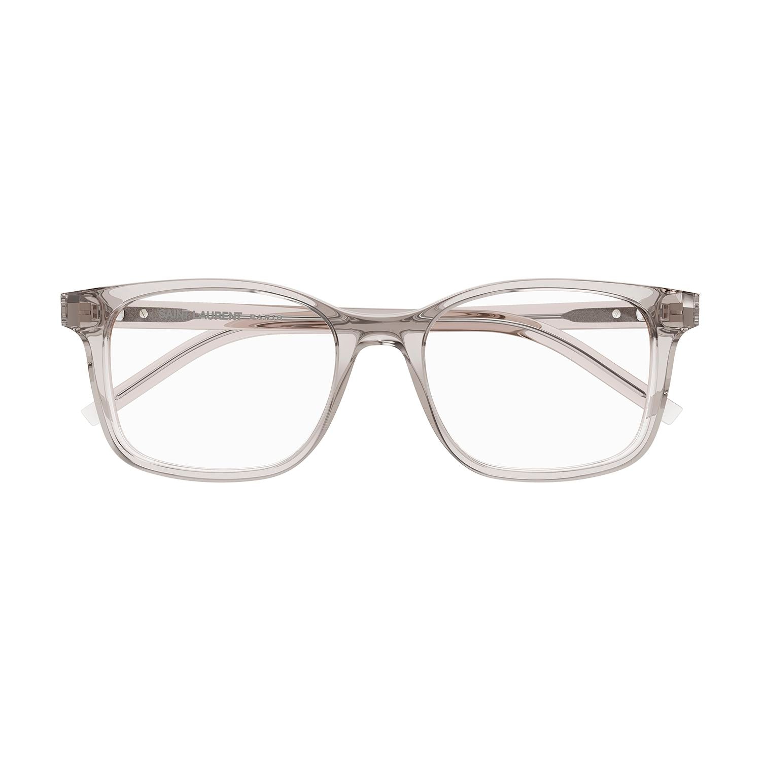SL M120 Beige recycled acetate Optical Frames - Shiny Transparent Cream