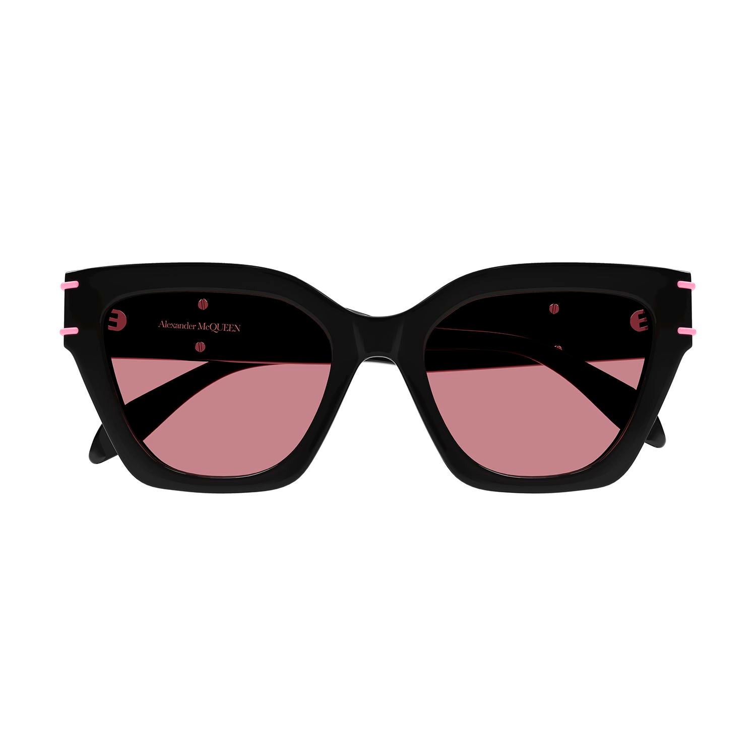 AM0398S Black recycled acetate Sunglasses - Shiny Solid Black