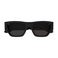 AM0393S Black recycled acetate Sunglasses - Shiny Solid Black