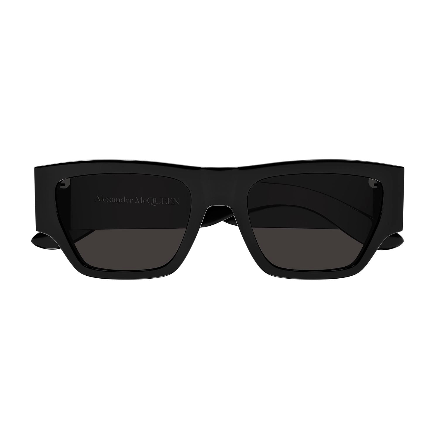 AM0393S Black recycled acetate Sunglasses - Shiny Solid Black