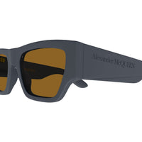 AM0393S Grey recycled acetate Sunglasses - Matte Solid Dark Grey