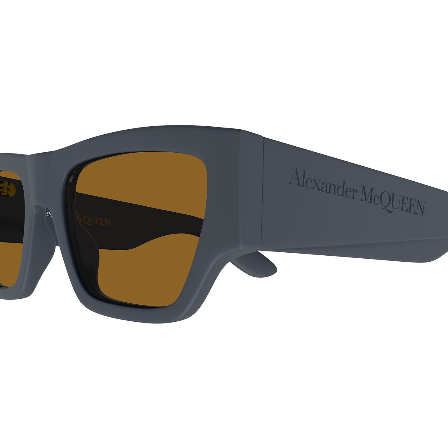 AM0393S Grey recycled acetate Sunglasses - Matte Solid Dark Grey