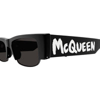 AM0404S Black recycled acetate Sunglasses - Shiny Solid Black