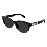 AM0406SA Black recycled acetate Sunglasses - Shiny Solid Black