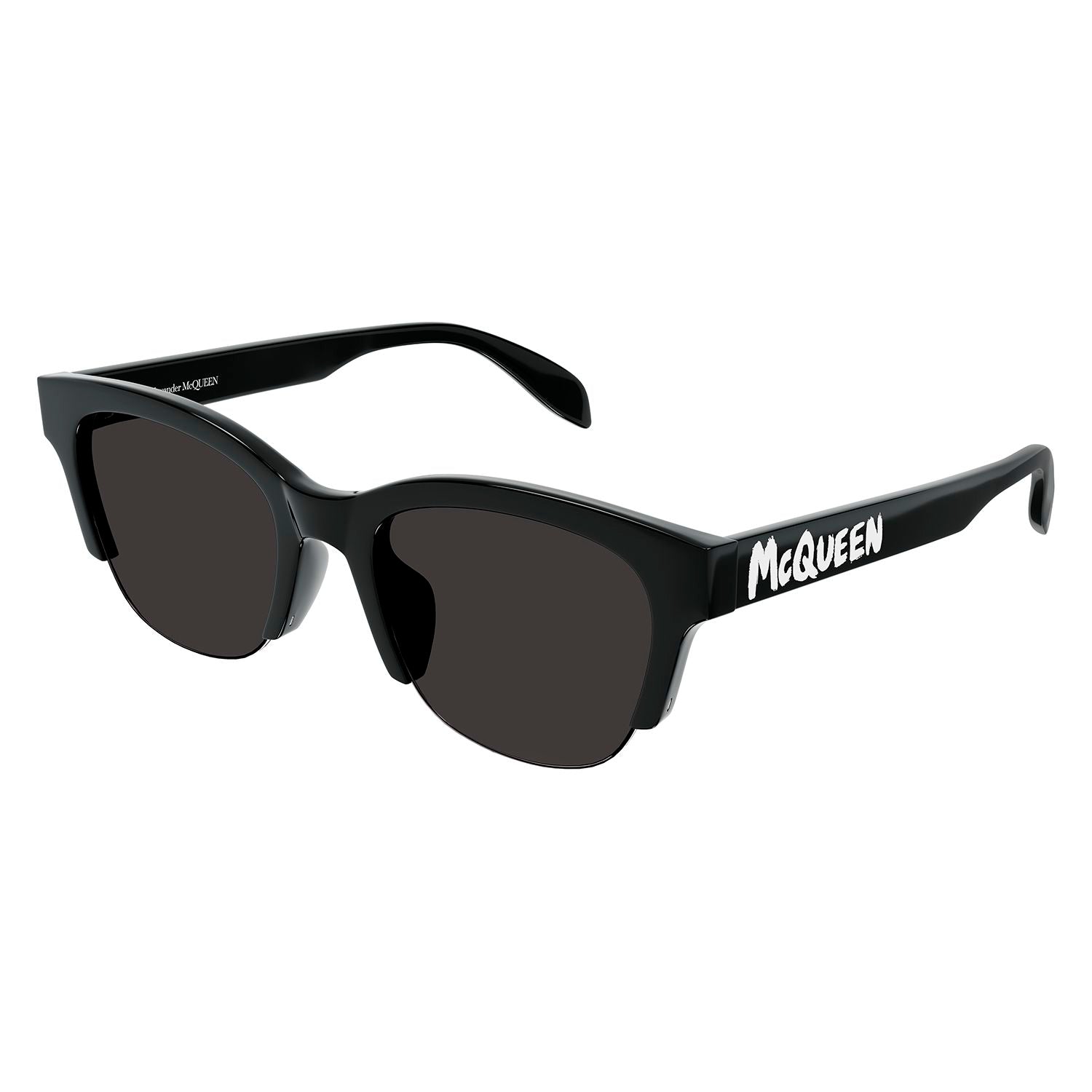 AM0406SA Black recycled acetate Sunglasses - Shiny Solid Black