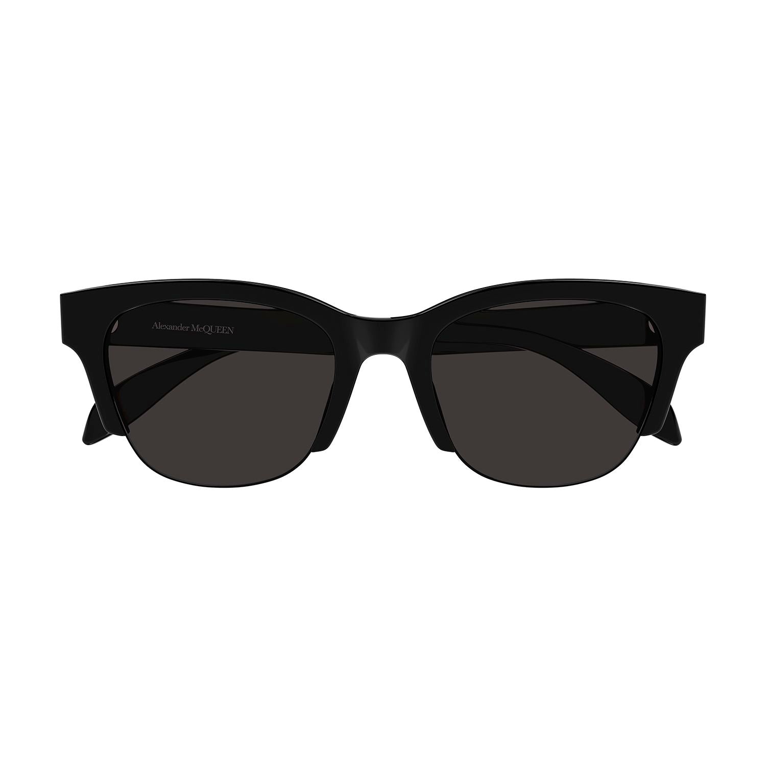 AM0406SA Black recycled acetate Sunglasses - Shiny Solid Black