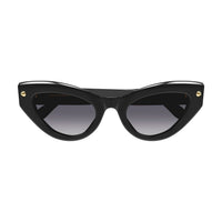 AM0407S Black recycled acetate Sunglasses - Shiny Solid Black