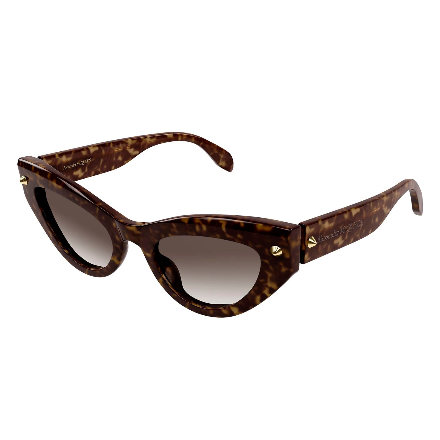 AM0407S Havana recycled acetate Sunglasses - Shiny Dark Havana