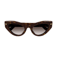 AM0407S Havana recycled acetate Sunglasses - Shiny Dark Havana