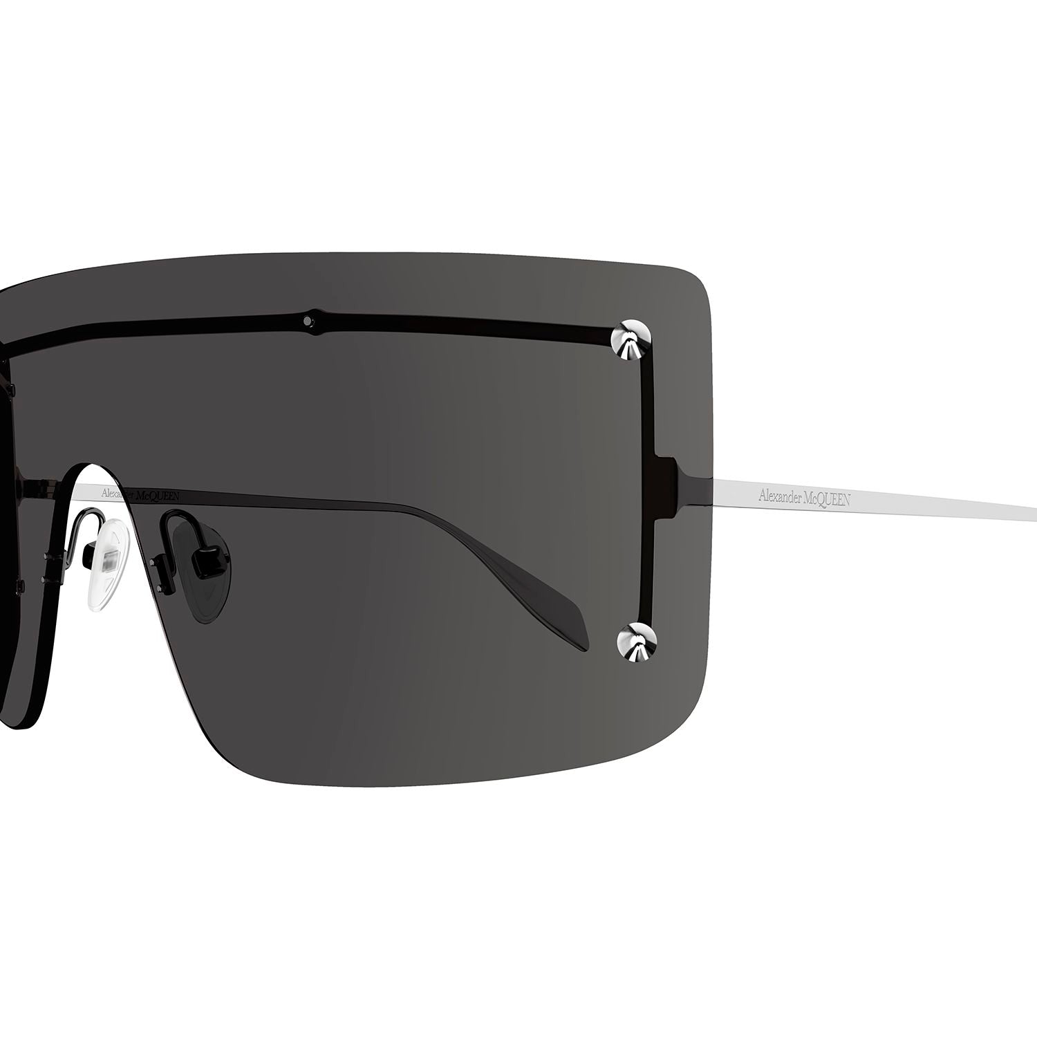 AM0412S Silver metal Sunglasses - Shiny Silver