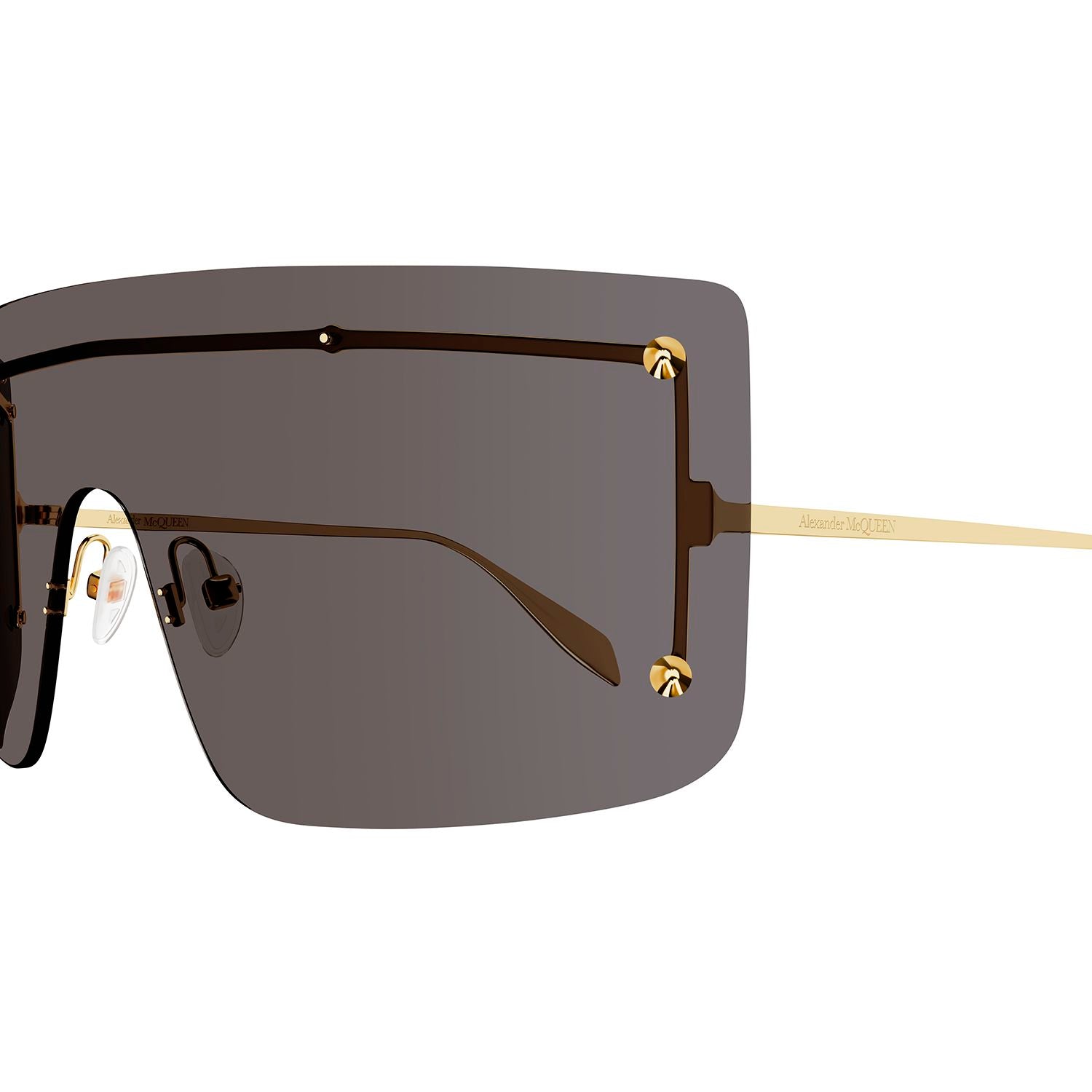 AM0412S Gold metal Sunglasses - Shiny Light Gold