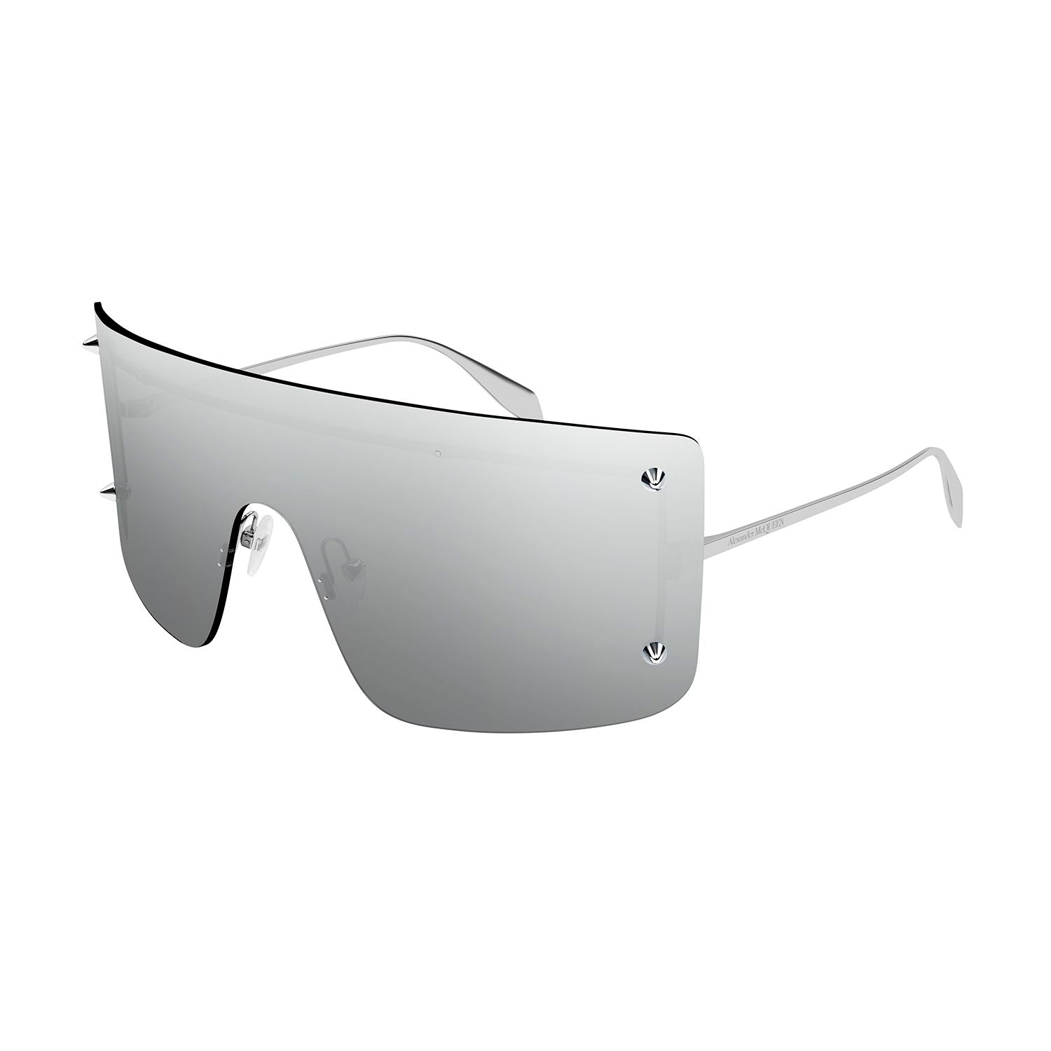 AM0412S Silver metal Sunglasses - Shiny Silver