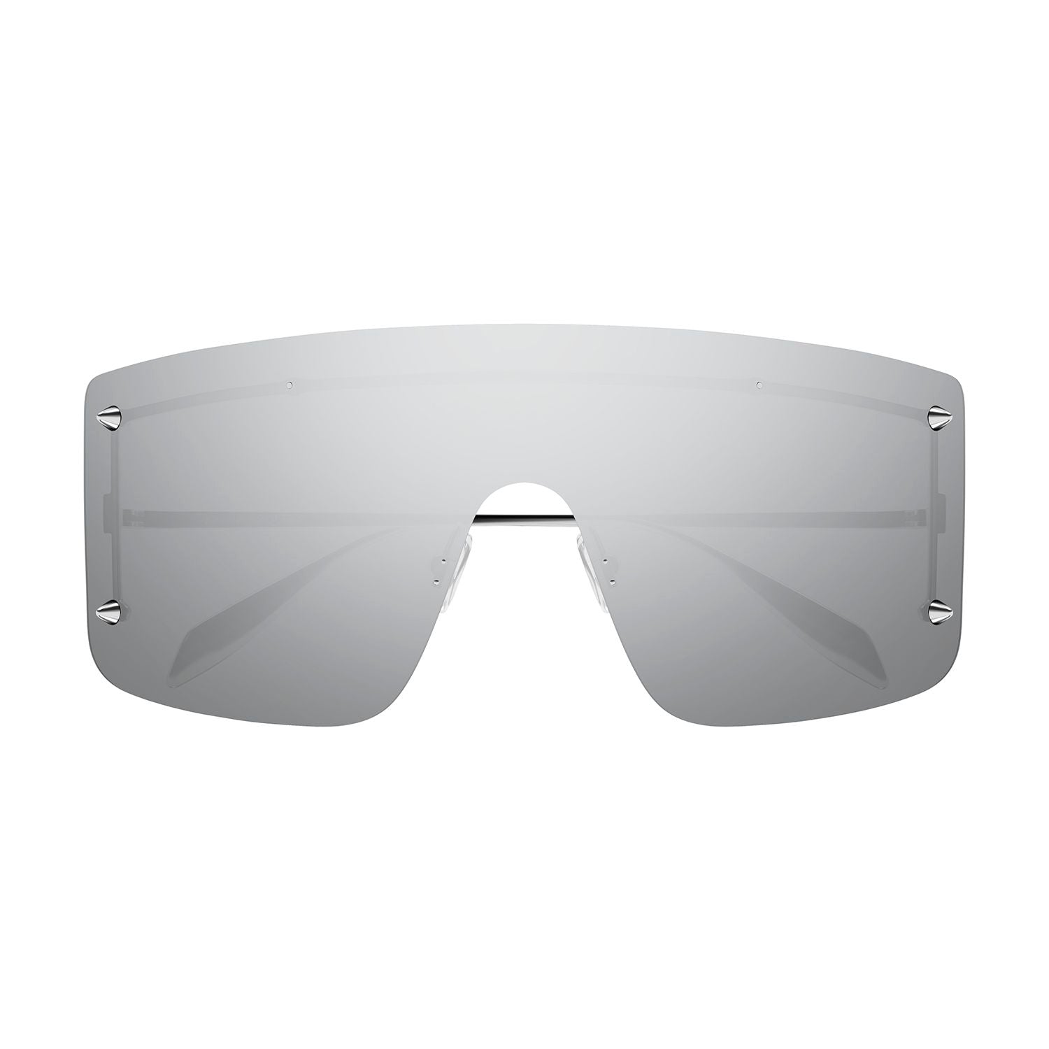 AM0412S Silver metal Sunglasses - Shiny Silver