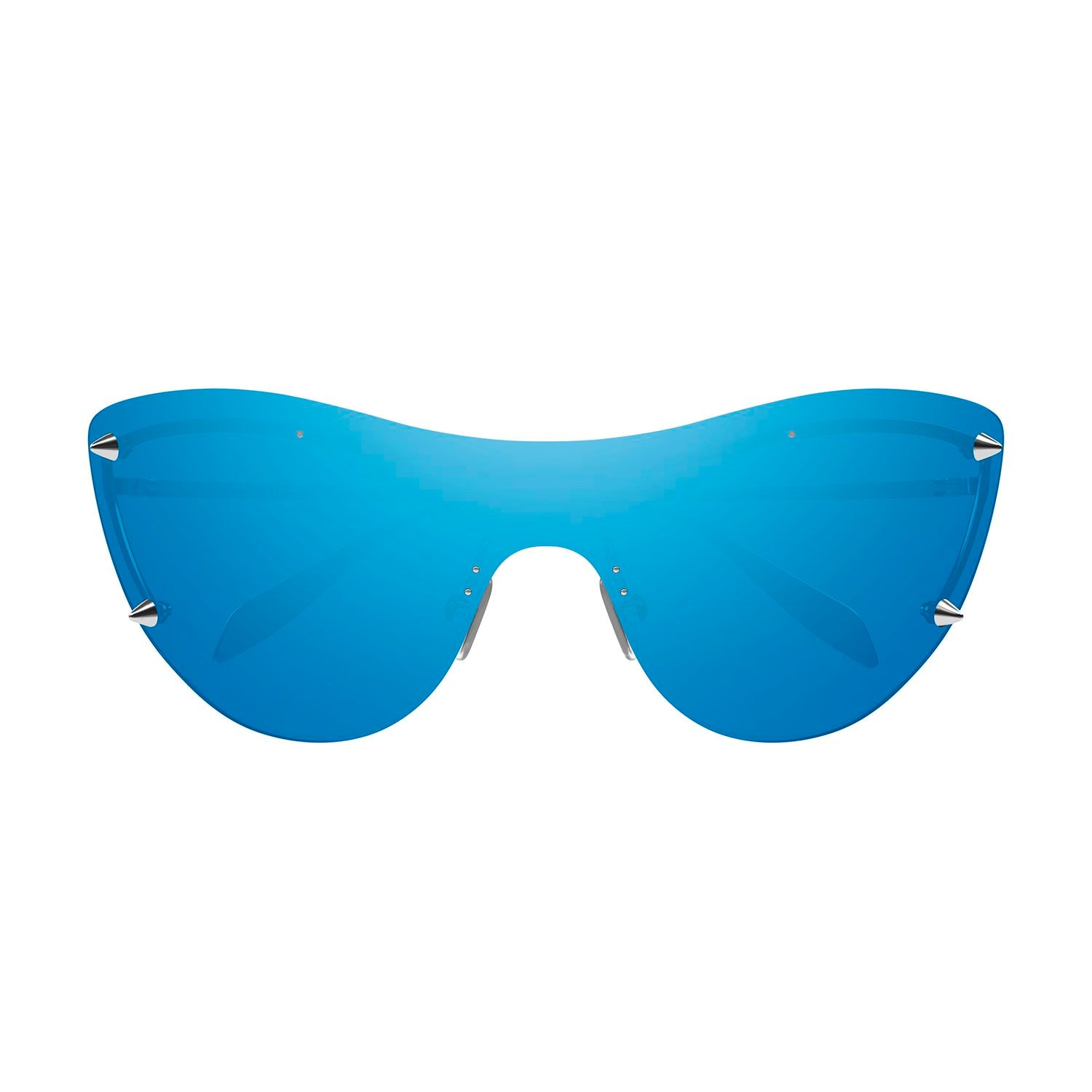 AM0413S Silver metal Sunglasses - Shiny Silver