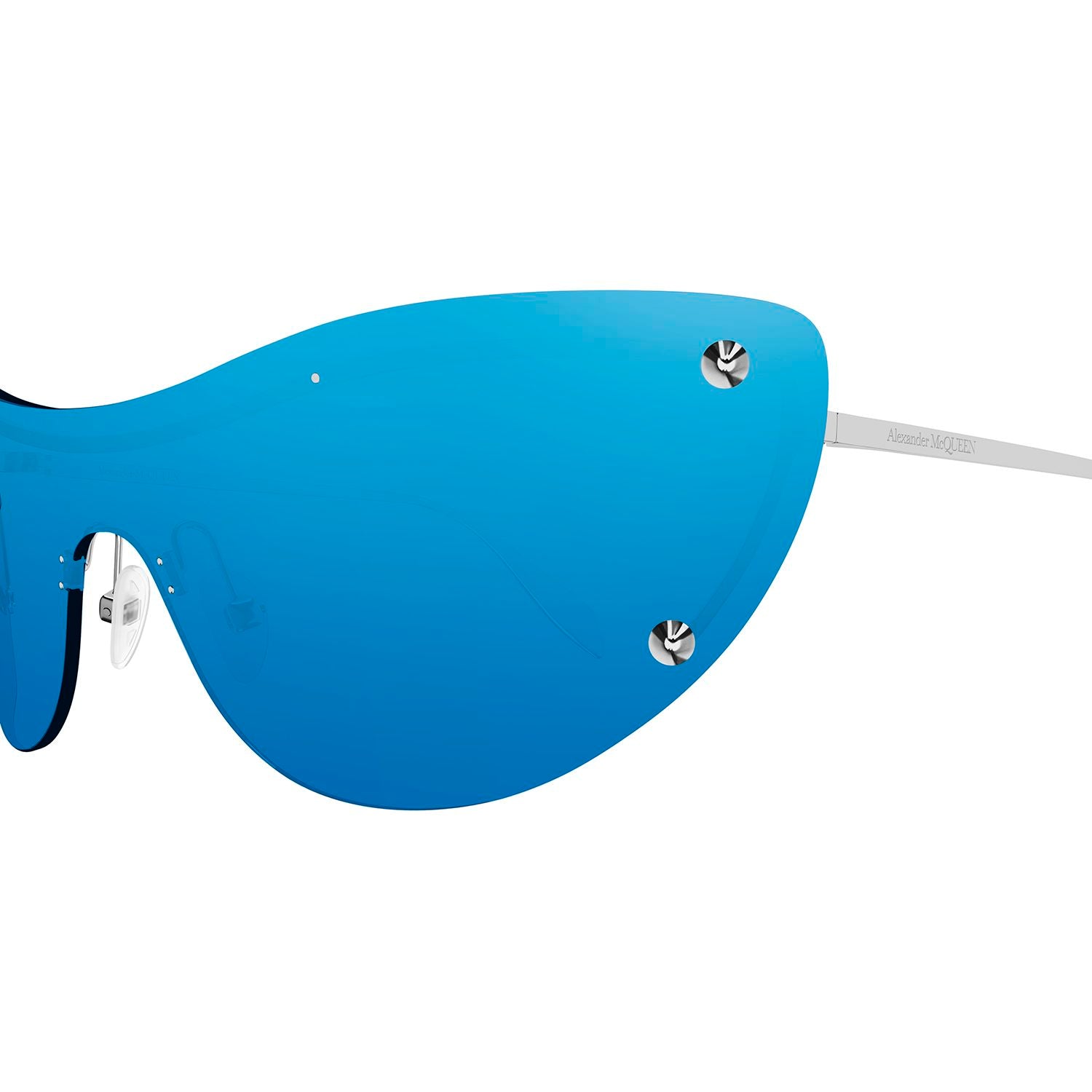 AM0413S Silver metal Sunglasses - Shiny Silver