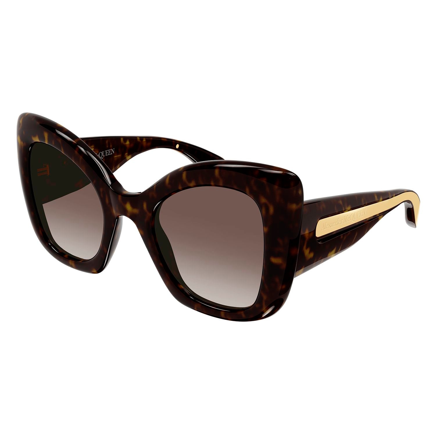 AM0402S Havana bio injection Sunglasses - Shiny Dark Havana