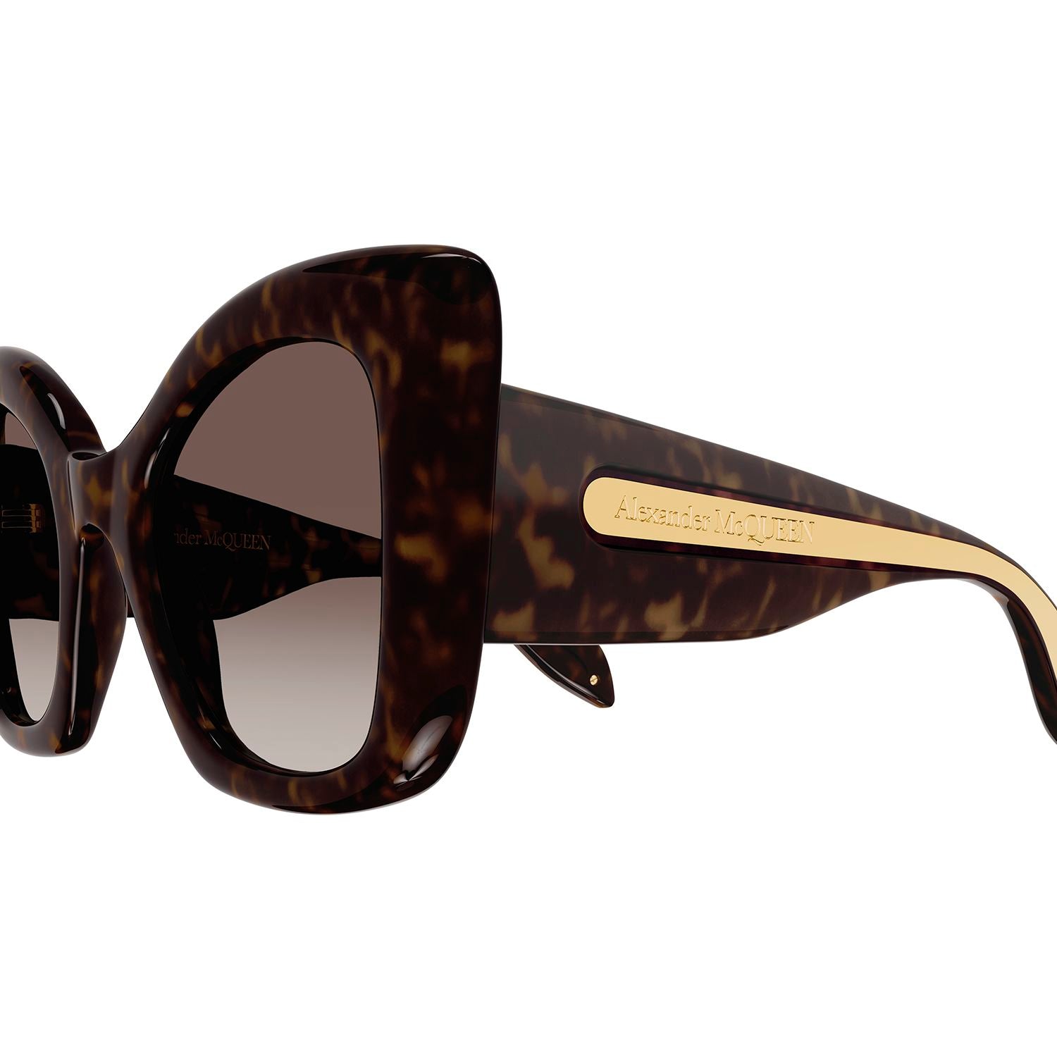 AM0402S Havana bio injection Sunglasses - Shiny Dark Havana