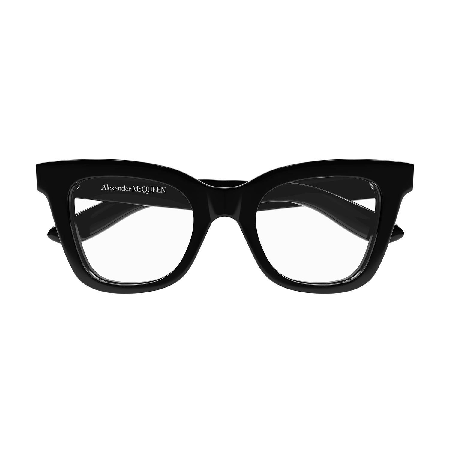 AM0394O Black recycled acetate Optical Frames - Shiny Solid Black
