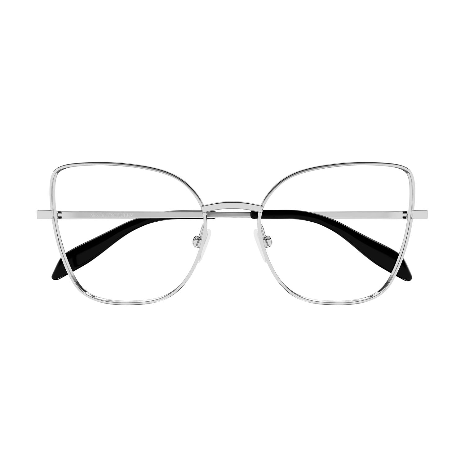 AM0416O Silver metal Optical Frames - Shiny Silver