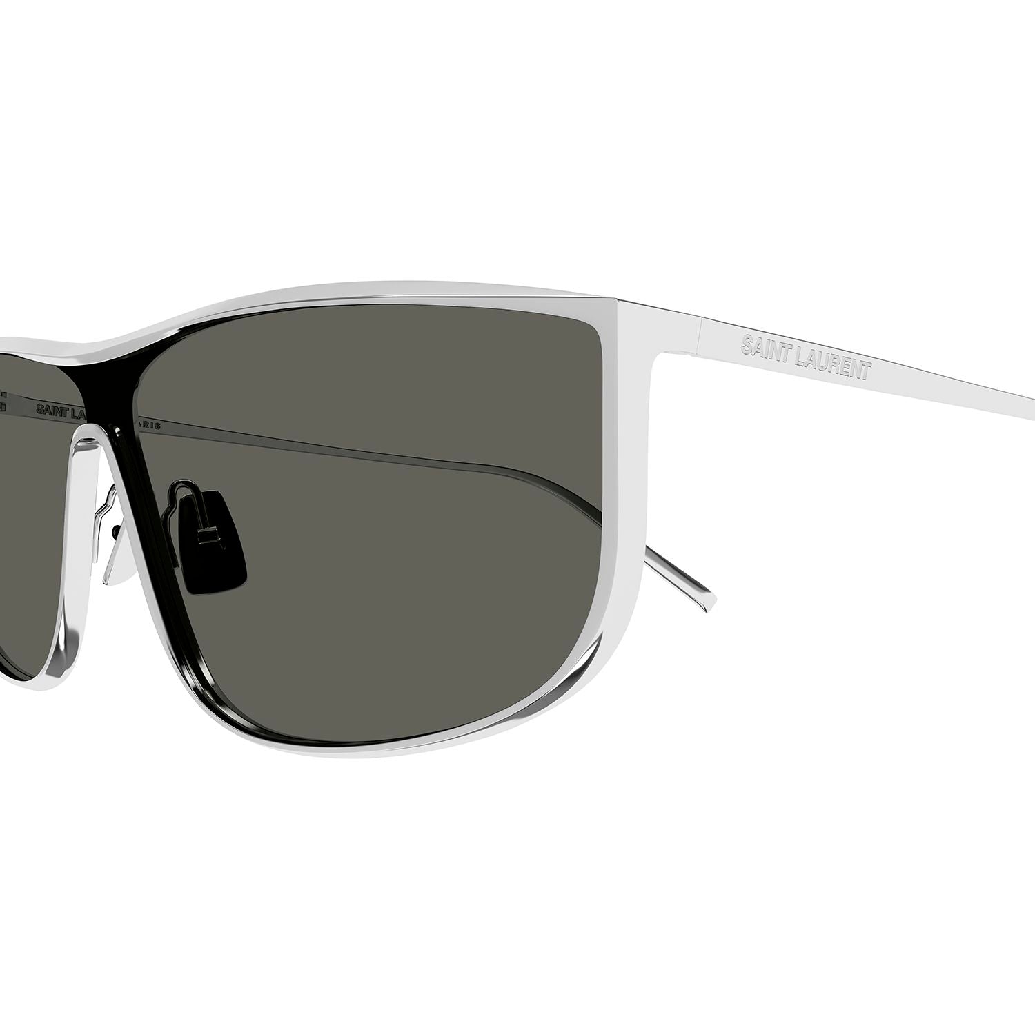 SL 605 Luna Silver metal Sunglasses - Shiny Silver