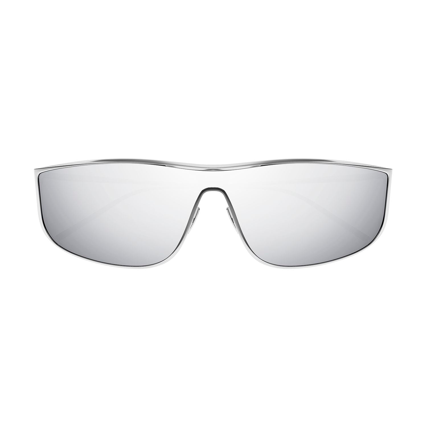 SL 605 Luna Silver metal Sunglasses - Shiny Silver