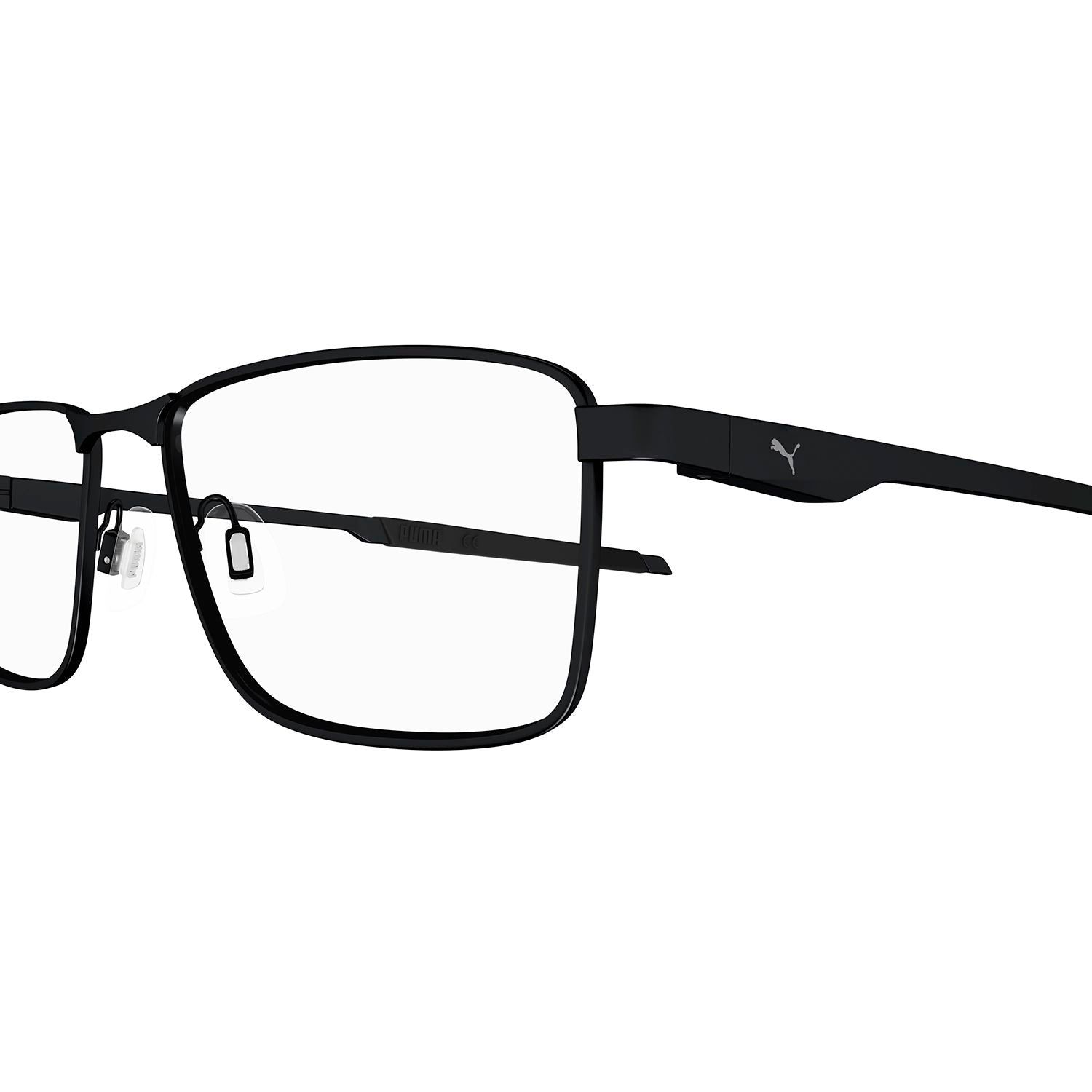 PU0414O Black metal Optical Frames - Semimatte Black
