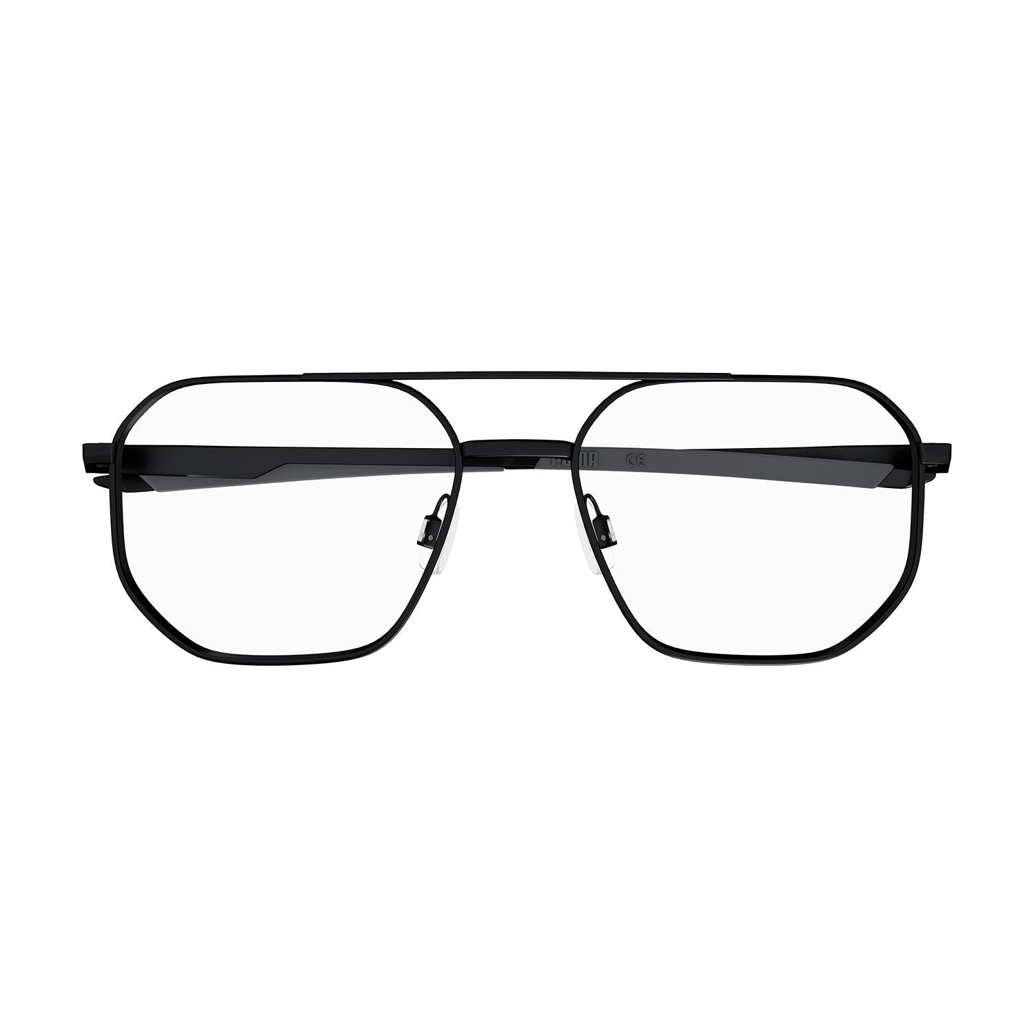 PU0417O Black metal Optical Frames - Semimatte Black