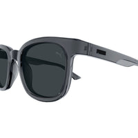 PU0424S Grey recycled injection Sunglasses - Shiny Transparent & Pantone Dark Grey