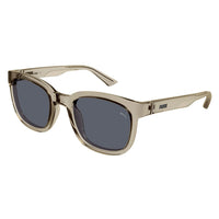 PU0424S Beige recycled injection Sunglasses - Shiny Transparent Sand