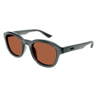 PU0422S Grey recycled injection Sunglasses - Shiny Transparent & Pantone Dark Grey