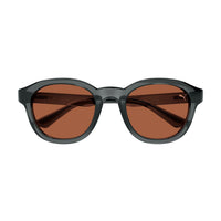 PU0422S Grey recycled injection Sunglasses - Shiny Transparent & Pantone Dark Grey