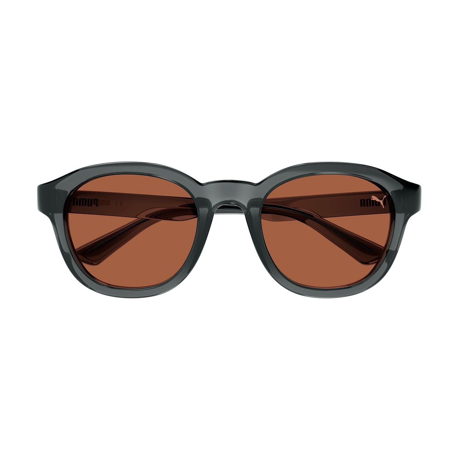 PU0422S Grey recycled injection Sunglasses - Shiny Transparent & Pantone Dark Grey