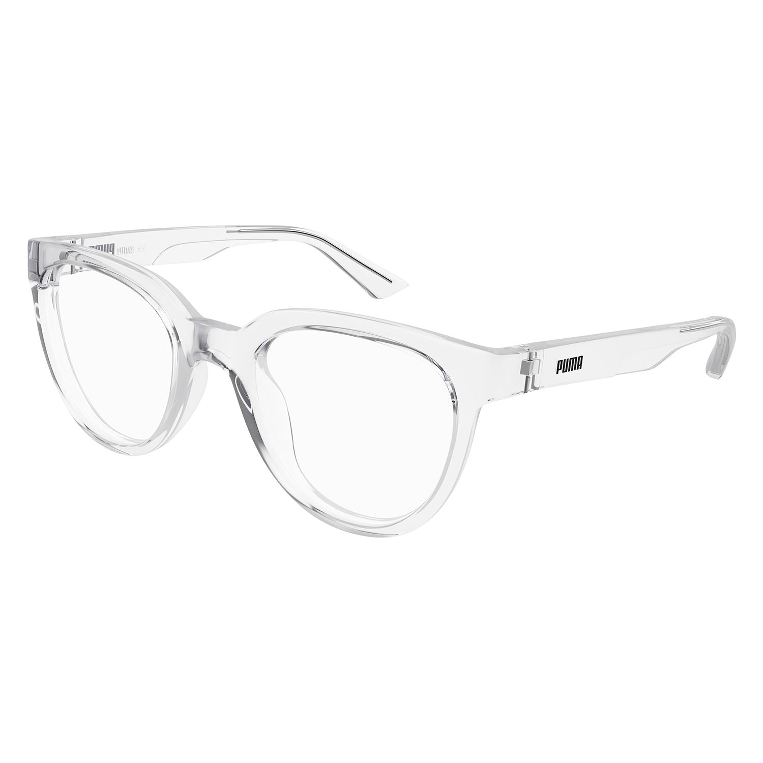PU0425O Crystal recycled injection Optical Frames - Shiny Crystal